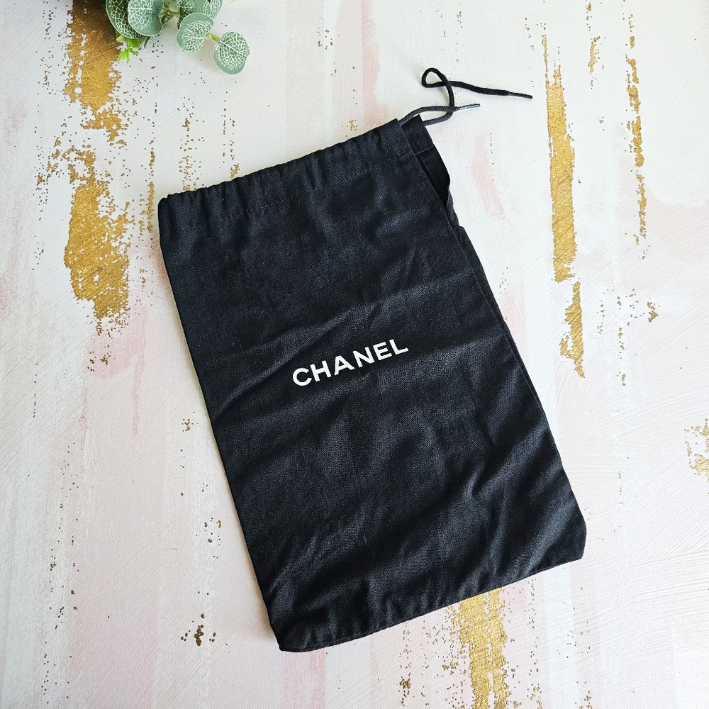 Chanel Authentic Black Dust Bag – 12" x 8" | Clutch, Heels, Sneakers Storage